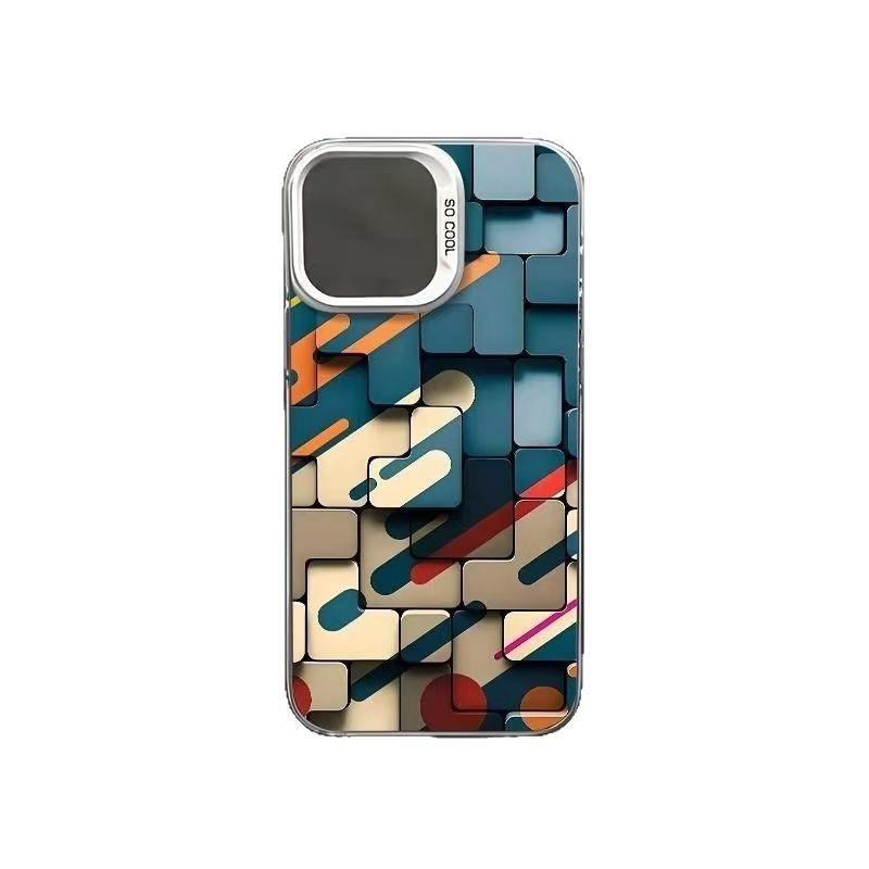 Новый квадратный подходит для чехла для мобильного телефона iphone17 Apple 15promax/14 индивидуальность 13pro16 Европа и Америка 12xr.
