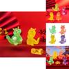 Cute Semi-transparent Lucky Dragon Resin Figurine Desk Ornament Blind Box Accessory