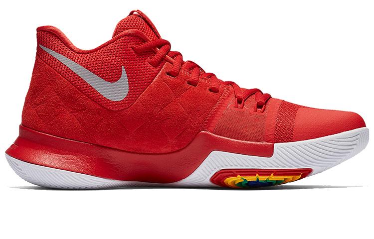 Nike Kyrie 3 Красная замша 852395-601