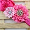 Милый кулон в виде цветка, кулон в виде розы со стразами, повязка для волос для вечеринки по случаю дня рождения