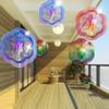 Hexagon 3D Colorful Wind Spinner Bird Reflector Highly Reflective Indoor Outdoor Garden Yard Farm Hanging Chime Bird Deterrent Ornament Pendant