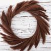 Simulation Wreath Beautiful Realistic Looking Easy Maintenance Simulation Wreath Simulation Pampas Grass Wreath Hanging Ornament
