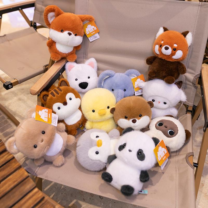 Мини Милый Маленький Лис Настольный Компаньон Кукла Куклы Сиамский Кот Плюшевые Игрушки Офисные Украшения Кукла