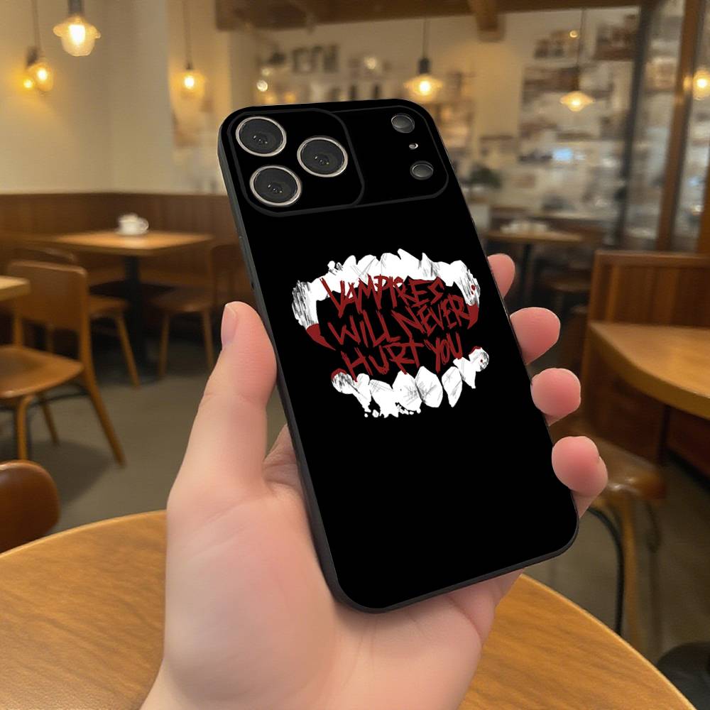 My C-Chemical R-Romance Phone Case For iPhone 17,16,15,14,13,12,11,Pro,Max,Plus Black Shockproof Soft Cover