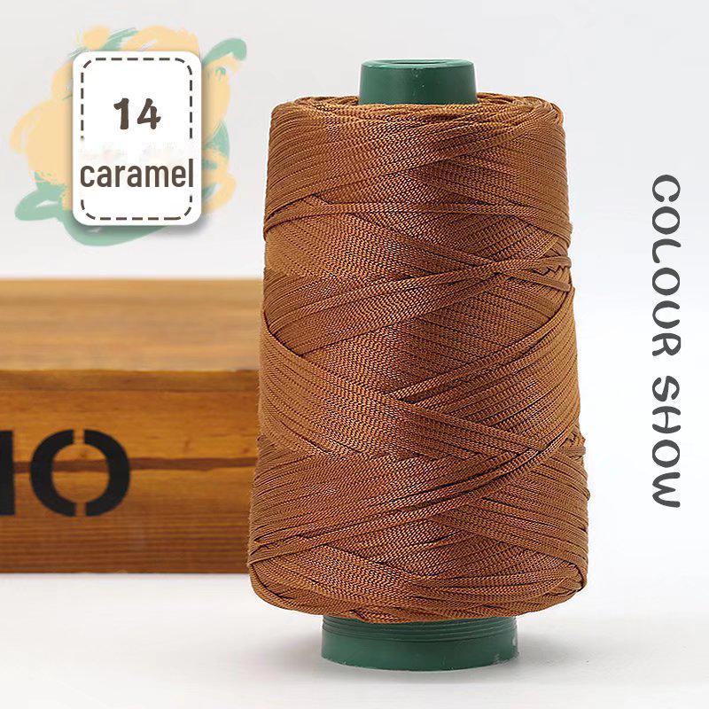 Легкая мерсеризованная хлопковая и льняная нить для шляп, обуви, сумок, подушек. Идеально подходит для изделий ручной работы с усовершенствованной шелковой нитью.