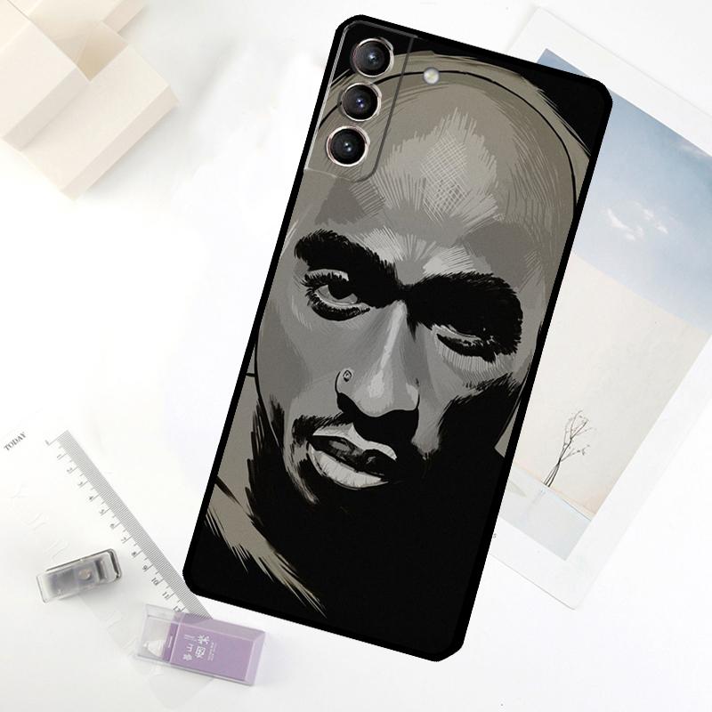 Чехол для телефона Tupac 2Pac Amaru Shakur для Samsung Galaxy S25 S26 Ultra S20 S21 S22 S23 S24 Ultra S10 Plus S25 FE