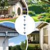 Rain Chains For Outside 7.87ft Hummingbird Ornament With 7 Cups Rain Catcher Chain For Home Garage Eave Backyard Outdoor Park