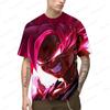 Summer New 2024 Hot Men Japan Anime Goku All Over 3D Print Cosplay Children Street T-Shirts Unisex Large Size Top