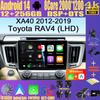 Для Toyota RAV4 RAV 4 xa40 2012-2019 Carplay auto Ridio Car stereo Multimedia DSP 48EQ Android 14 видеоплеер 4G LTE 2 din dvd