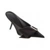 Ferragamo Asymmetric Bow Satin Pump Black
