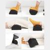 Foot Pillow Fast Rebound Semicircular Full Filling Fatigue Non-slip Bottom Reduction Curve Footrest Cushion