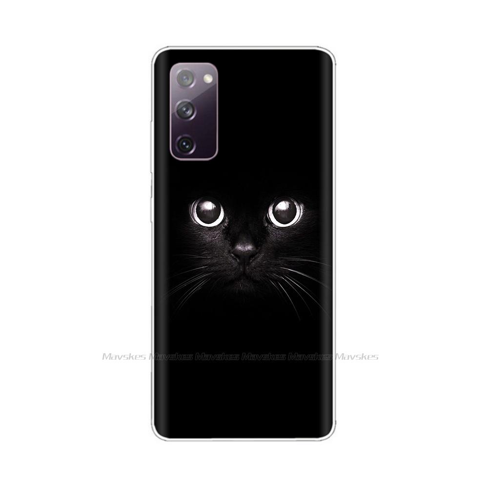 Чехол для Samsung S20 FE 4G 5G Мягкий ТПУ Силиконовый Чехол для Телефона Для Samsung Galaxy S20 Fan Edition S20 Lite FE S20FE Задняя Крышка Funda