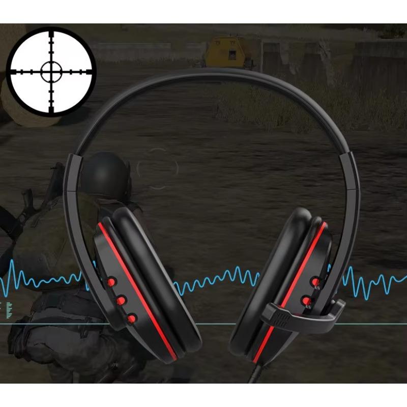 Gaming Headset Headphone with Microphone for PS5, PS4, Nintendo Switch, Playstation4 Vita, Mac, Laptop, Tablet, Computer, Mobile Phones (3.5mm Plug)
