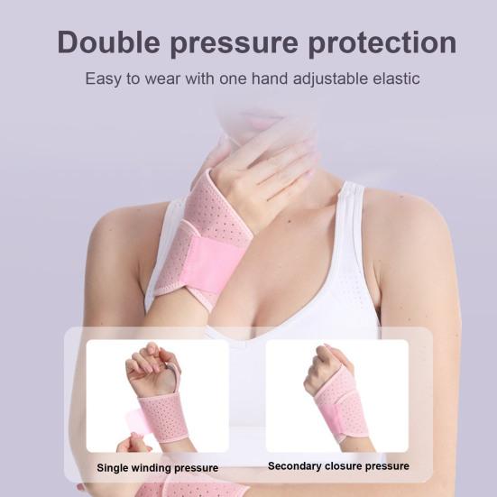 Спортивный браслет, бандаж на запястье с застежкой, регулируемая дышащая ткань, компрессионная поддержка, повязка на запястье, поддержка суставов для фитнеса, защита запястья