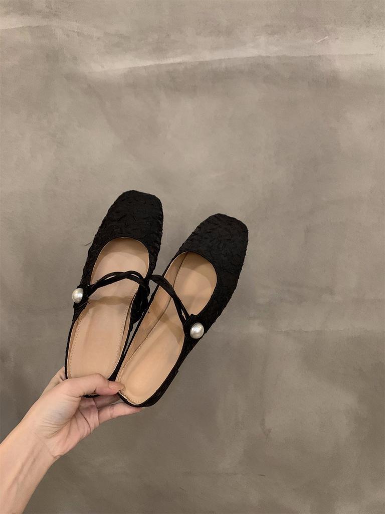 Сумка с плоским дном, полутапочки, женская обувь, туфли Мэри Джейн на полуплатформе