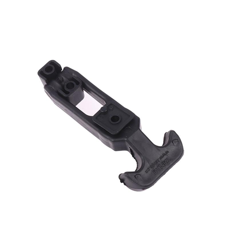 Rubber Hood Catch Flexible T-Handle Hasp Rubber Flexible Draw Latches With Brackets For Tool Box Vehicle Engine