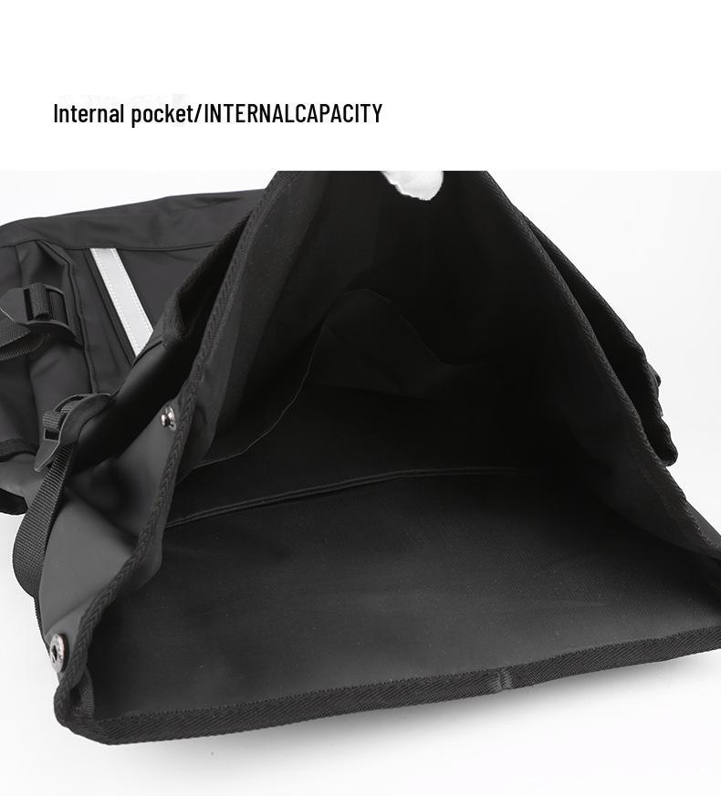 High-End Nylon Backpack: Fashionable Waterproof Travel and Business Bag for Men and Women