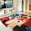 Living Room Carpet Colorful Trendy Special-shaped Bedroom Bedside Rug  Fluffy Plush Fashionable Coffee Table Floor Mat
