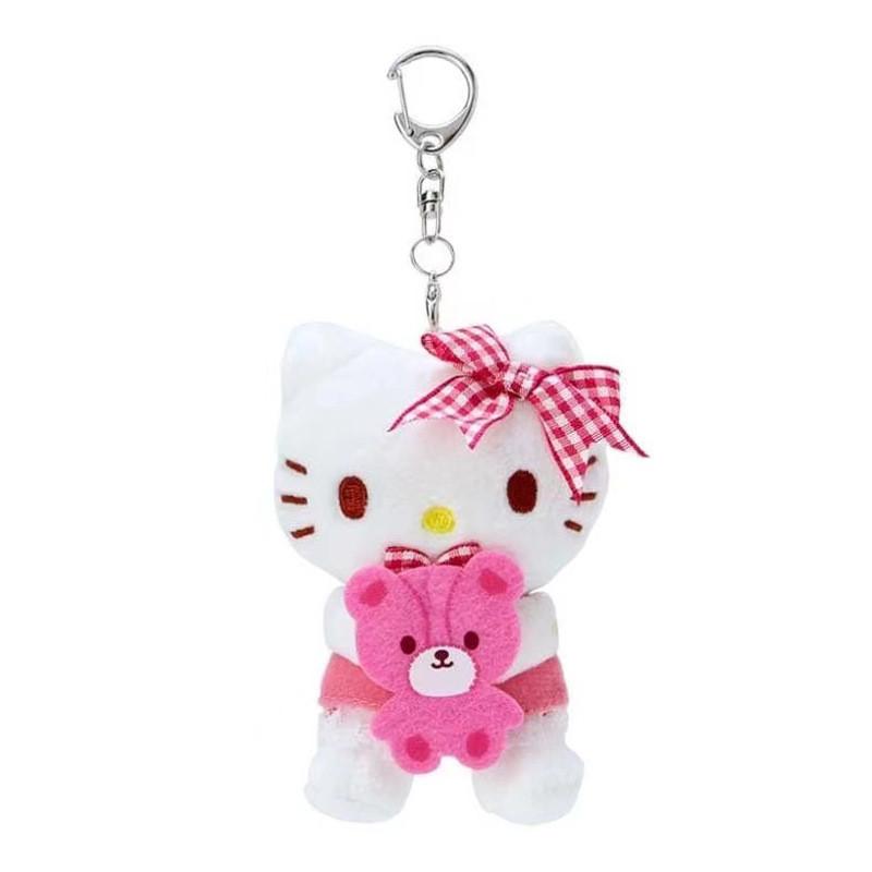 Очаровательная плюшевая игрушка-медвежонок Sanrio, разноцветный брелок-китти для девочек с милым дизайном