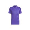 Core Performance Primegreen Polo Shirt Solid Color Logo Short Sleeve Polo Men Tops Purple IU4439