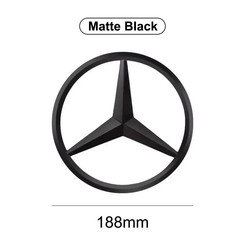 Car Front Hood Back Trunk 3D Emblem Decoration Logo Stickers For Mercedes Benz AMG GLE GLS CLA CLE GLC CLS GLA W223 W213 W206 AD1