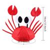 Cute Performance Props Cartoon Felt Sea Animal Cap Crab Hat Party Accessory