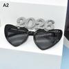 2026 Номер Очки 2026 Счастливого Года Очки Бриллиантовые Блестящие Солнцезащитные Очки Косплей Реквизит Украшение для Рождественской Вечеринки Смешные Очки