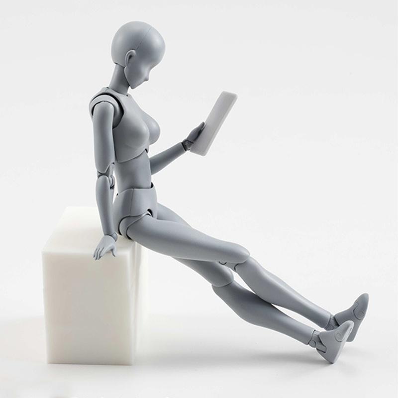 15cm Figures Jointed Doll Model Male Female Painting Drawing Sketch Mannequin Wooden Manikin