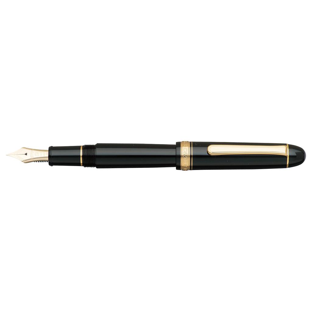 Platinum Fountain Pen Fountain Pen Century Black In Black Medium Point #3776 PNB-15000#1-3