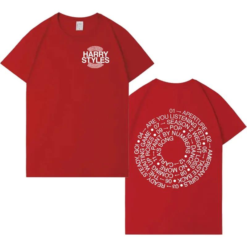 Singer Harry Styles 2026 New Album Letter Print TShirt Comfortable HipHop Loose TShirt Unisex Casual Crew Neck TShirt