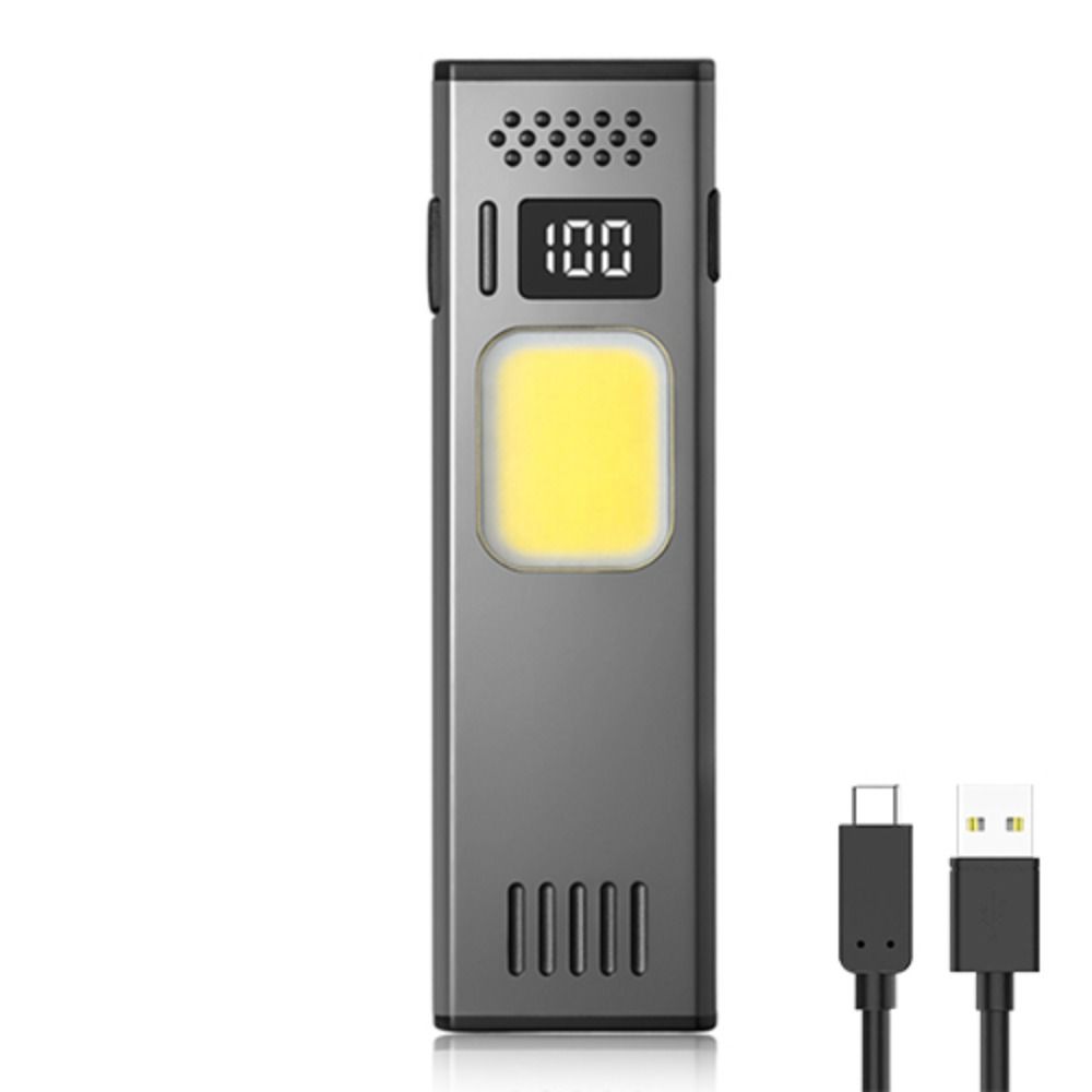 Новый Магнитный DC-02 EDC Фонарик Перезаряжаемый Встроенный Аккумулятор Перезаряжаемый Фонарик Супер-Тонкий Магнитный Фонарик Для Улицы