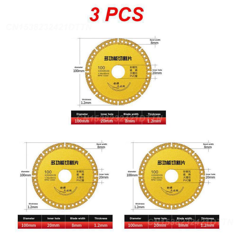 2/3/4PCS Композитный многофункциональный режущий элемент для металлической плитки Цветная стальная плитка Острый и прочный