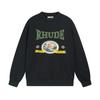 Rhude Vintage Letter Print Oversized Hoodie Men Women Casual Streetwear Sweatshirt