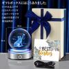 Cute 3D Cat Crystal Stylish Decorative Animal Soothing Crystal Ball with LED Light Popular Gift for Birthday Anniversary Graduation Day Friend
