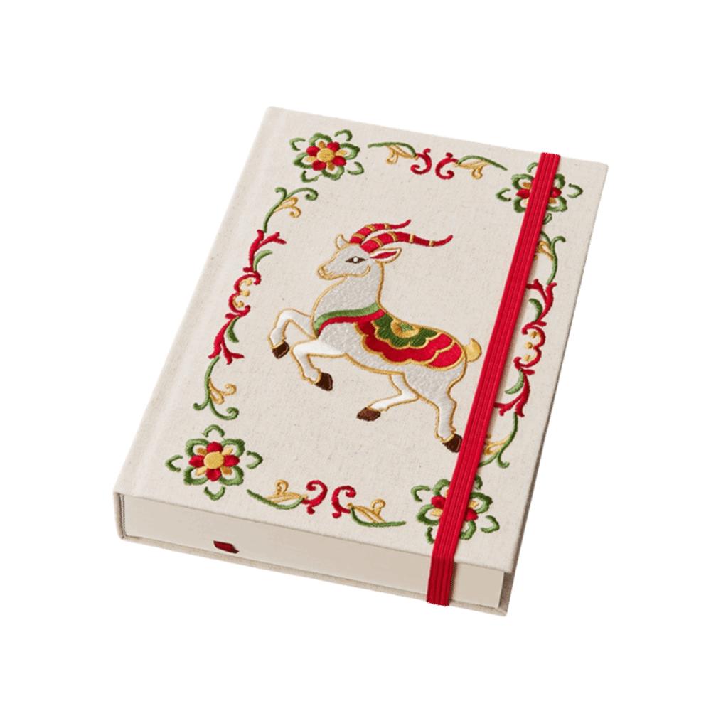 Thick Smooth Pages Embroidery notebook Sheep Pattern Notebook Study notebook Office Workers