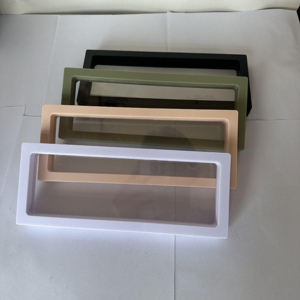 Эластичная коробка для демонстрации ювелирных изделий, цветная рамка, прозрачная коробка с ПЭ-пленкой, демонстрация подарков