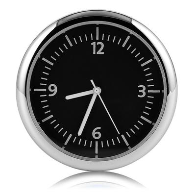 Мини автомобильные внутренние наклейки 40 мм цифровые кварцевые часы авто орнамент механика наклейка