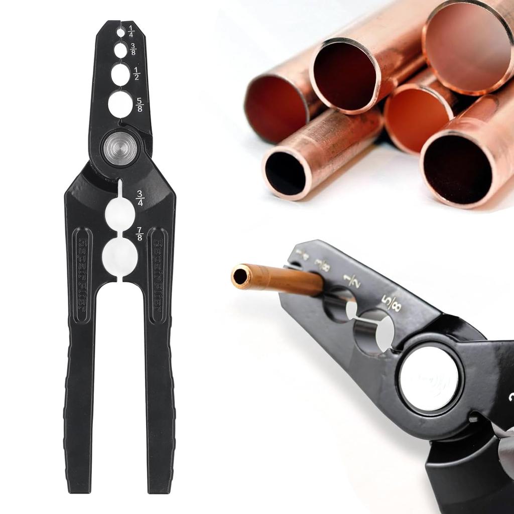 Pipe Repair Plumbing Copper Plumbing Repair Aluminum Alloy Copper Pipe Repair Tool for Bending and Repairing Copper Pipes Pliers, Tool, 1/4", 3/8",