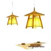 Retro Bamboo Pavilion Chandelier: Creative Chinese Style for Tea Rooms, Corridors, and Outdoor Spaces.