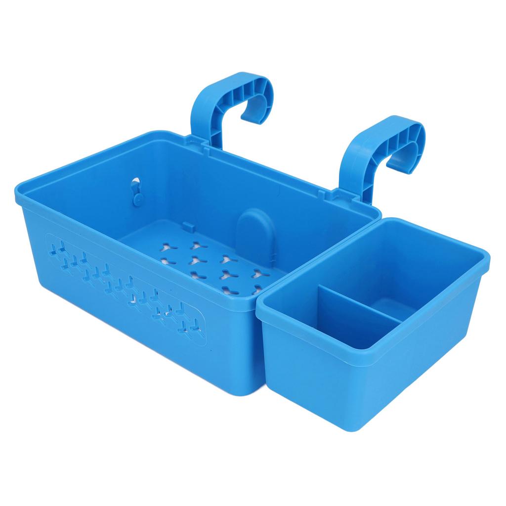 Корзина для хранения у бассейна, утолщенная, подвесная корзина для бассейна с подстаканником для 2,3 дюйма или меньше