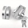 Lock Glass Door Lock For 8-12mm Thickness Frameless Double Swing Or Sliding Toughened Glass Door Glass Door Lock Silver Lock Set