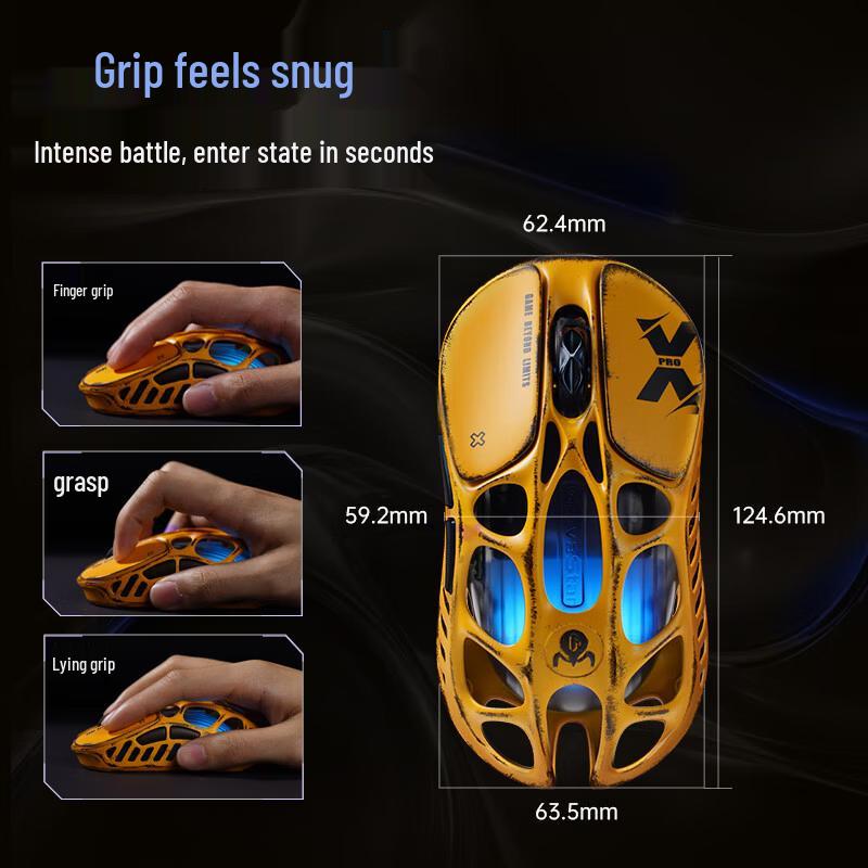 GravaStar Cocoon X PRO Tri-Mode Gaming Mouse