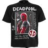 Spiral Direct Unisex Adult Wolverine Sketches Deadpool T-Shirt