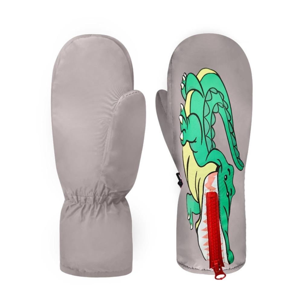Теплые лыжные перчатки Ветрозащитные хлопковые перчатки Лыжные аксессуары Детские перчатки Катание на коньках