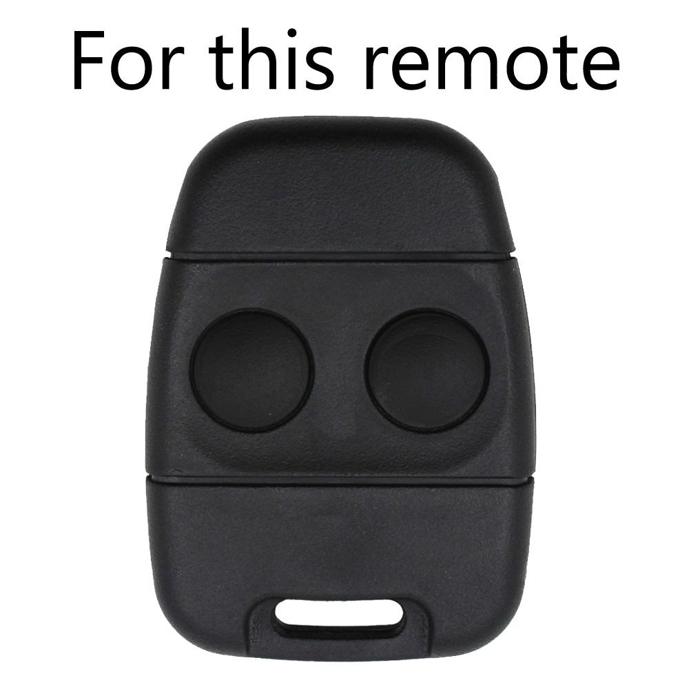 2 Buttons Remote Key Case For Land Rover Defender Freelander Rover 25 45 100 200 400 MG ZS ZR MGF Silicone Key Fob Shell Cover
