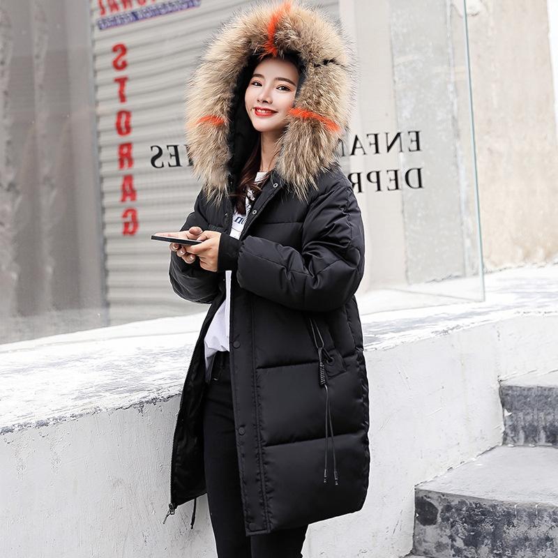 Premium Quality In The Long Section Of Down Cotton Women's Fashion Thickening Casual Wind Coats For All Occasions