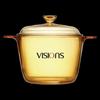 VISIONS Corning Heat-Resistant Glass Soup Pot