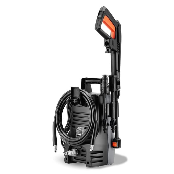 FUXTEC Pressure Washer FX HDR1400 1400W 110 bar 390 L h adjustable nozzle hose and high pressure gun