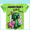 Детский мультяшный пижамный комплект с цифровым принтом Minecraft из мягкой ткани для мальчиков и девочек