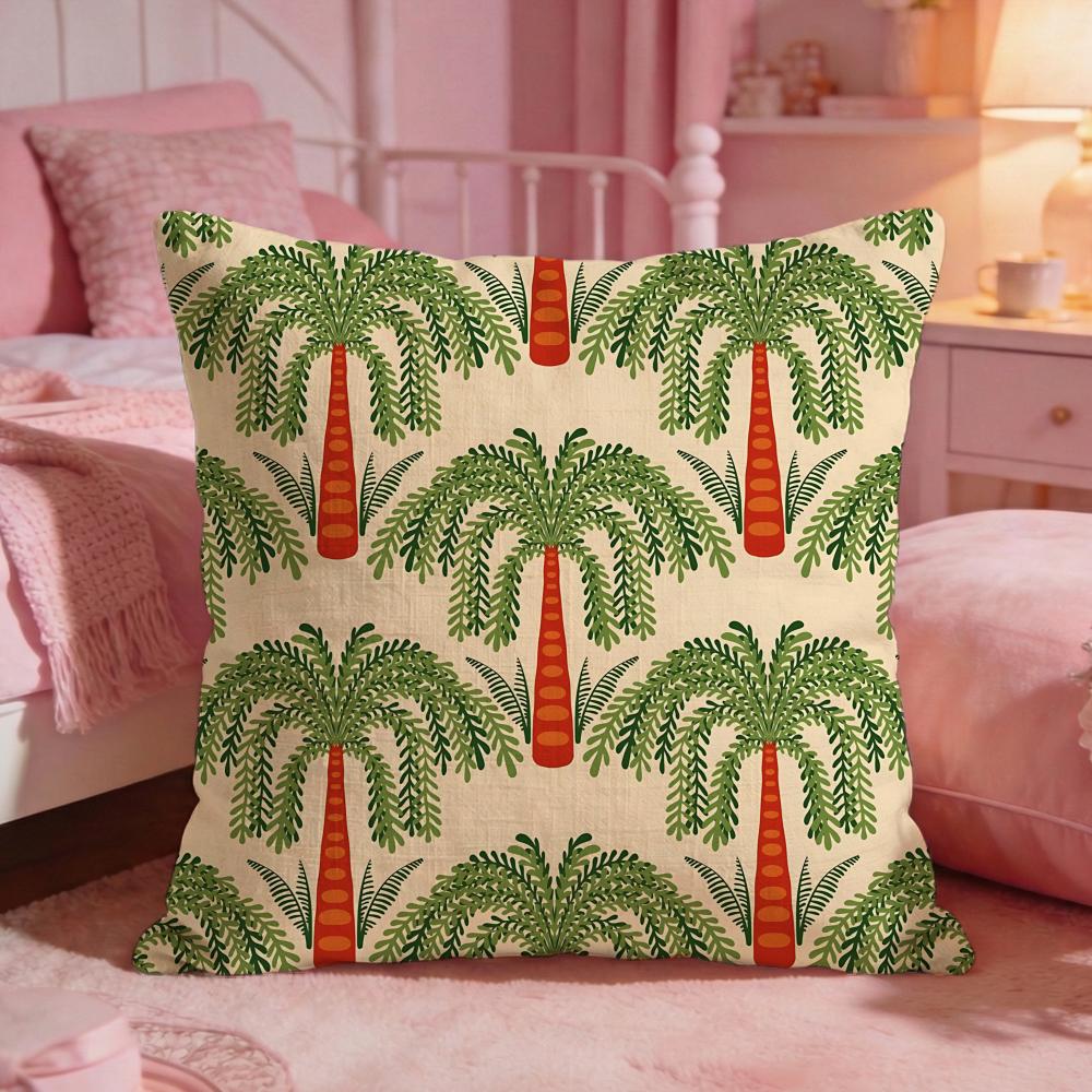 PlantPalm treeS Cushion Cover Premium Comfort Reversible Pillow Cove Two in One Design for Any Room  Car Interior